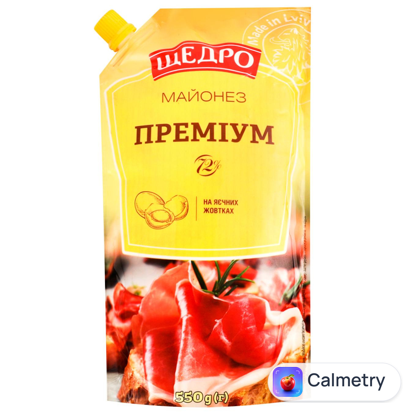 Майонез Щедро Преміум 72% 500г — фото продукту