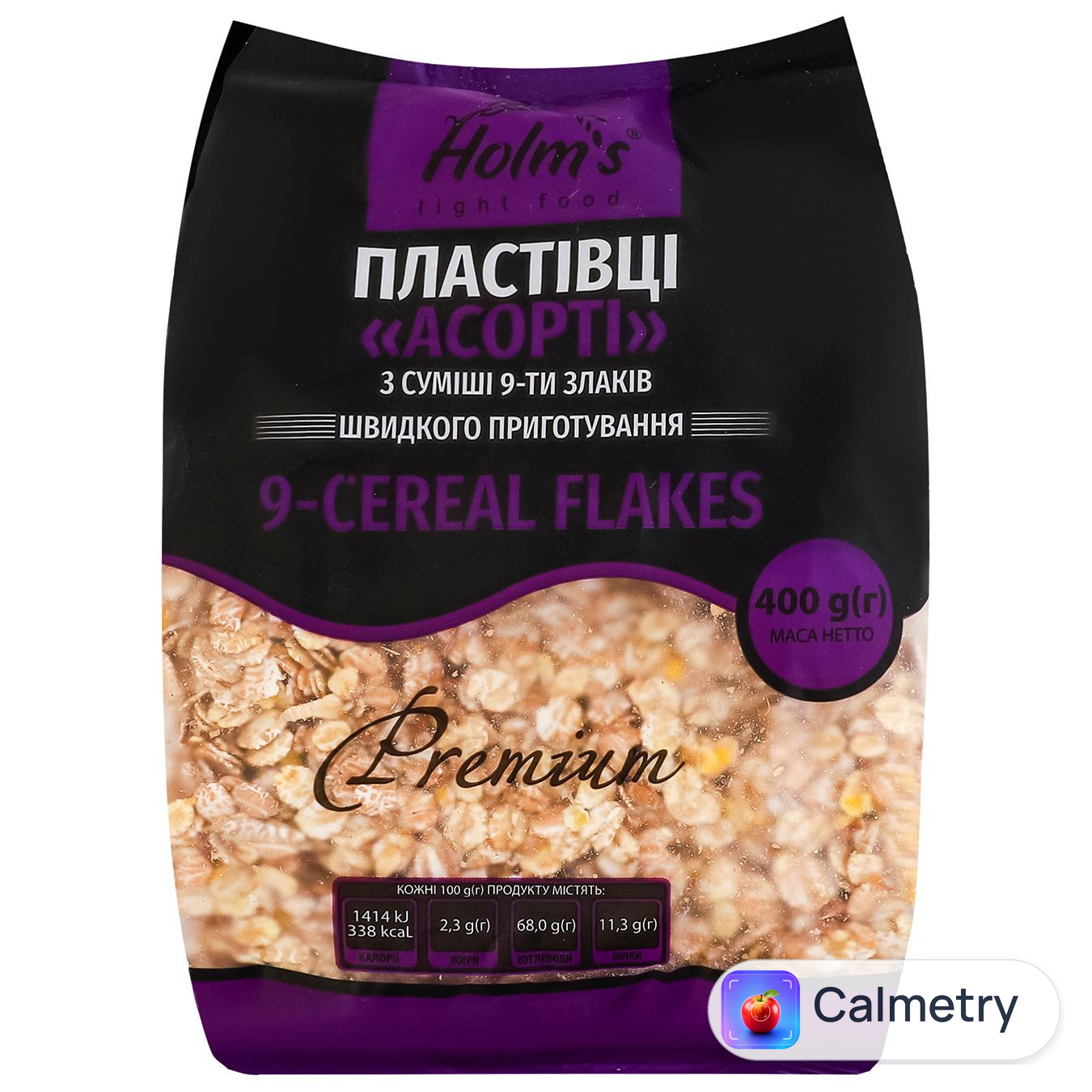 Суміш пластівців Holm's 9 злаків 400г