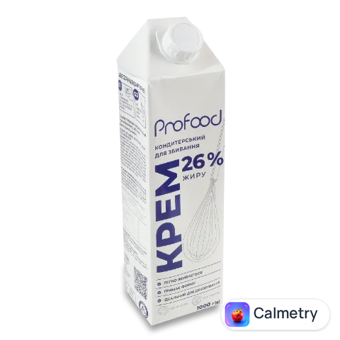 Крем ProFood кондитерський ультрапастеризований для збивання 26%