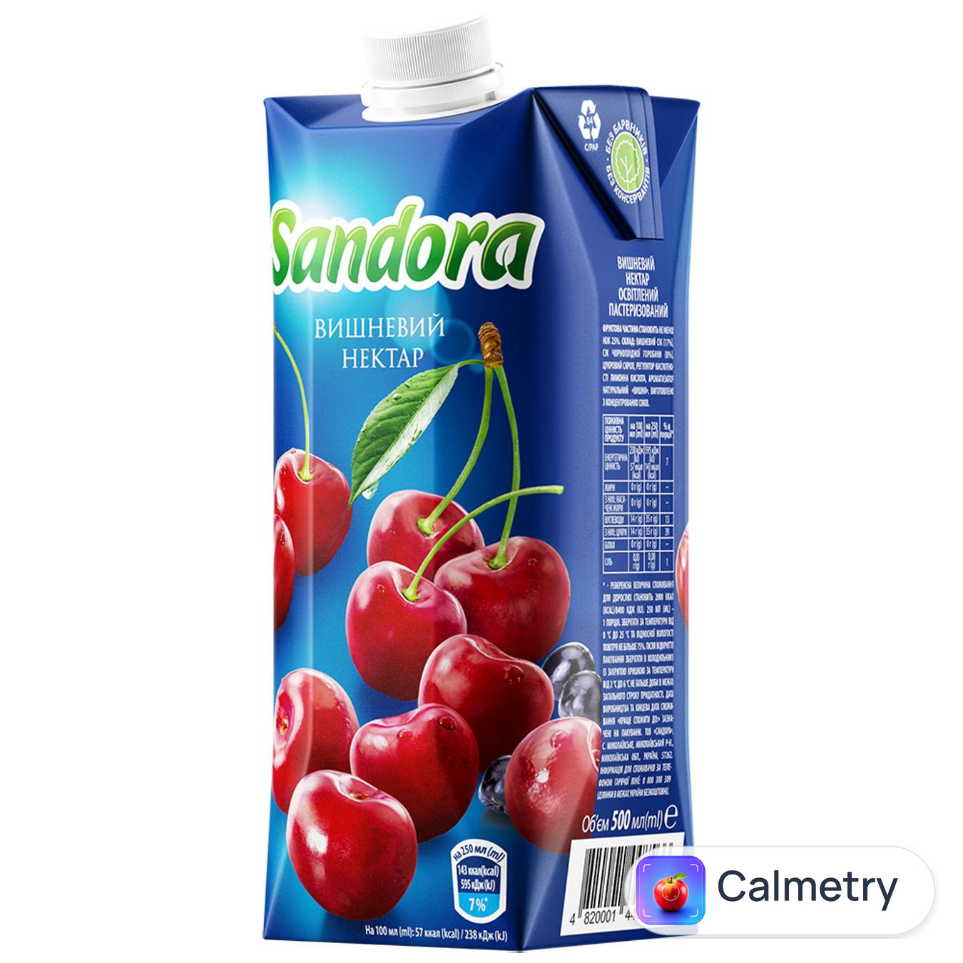 Нектар Sandora вишневий 0,5л
