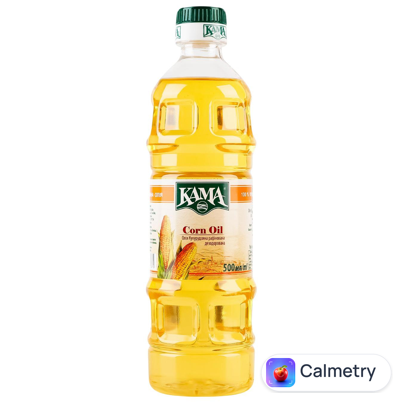 Олія кукурудзяна Кaмa рафінована дезодорована 500мл — фото продукту
