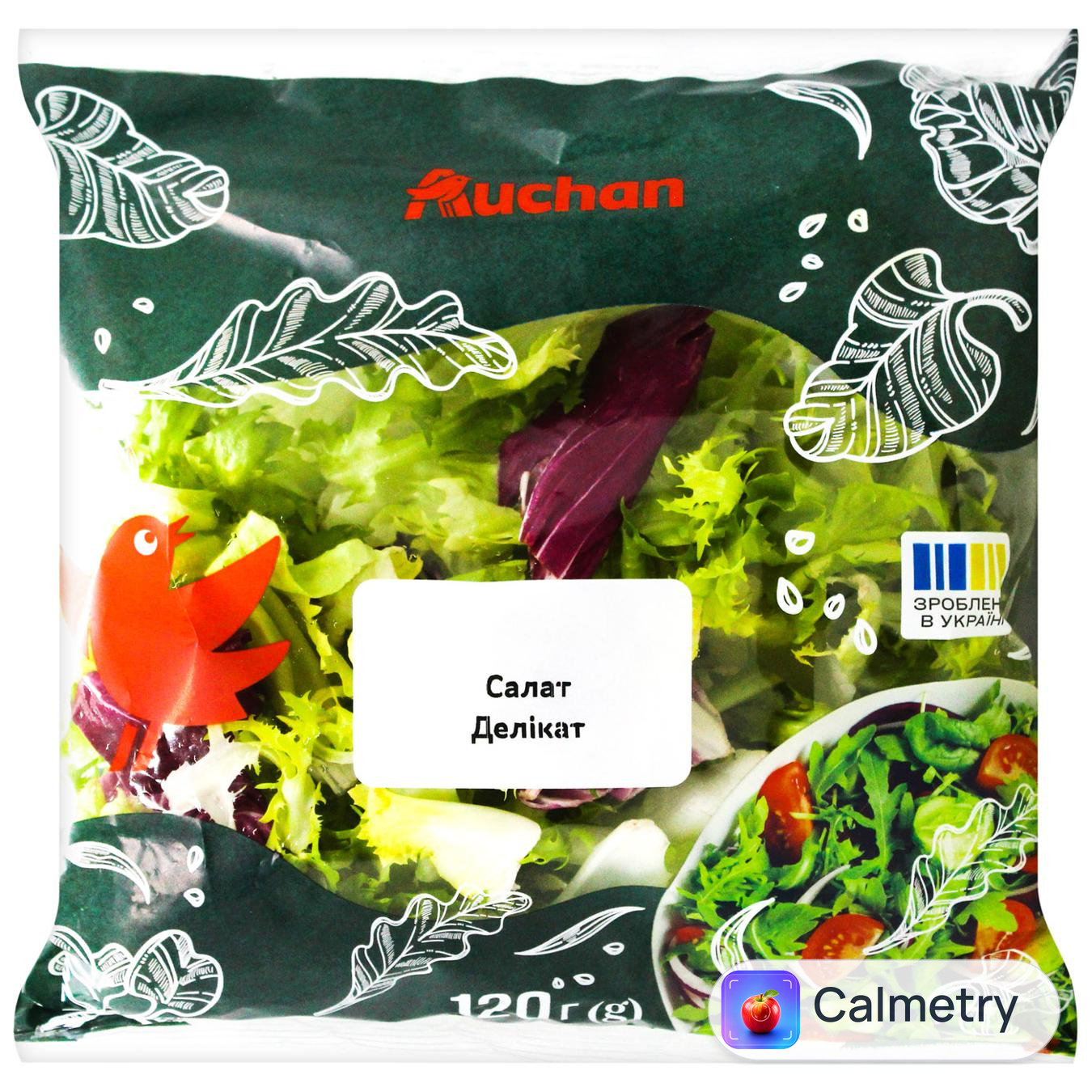 Салат Auchan Делікат 120г