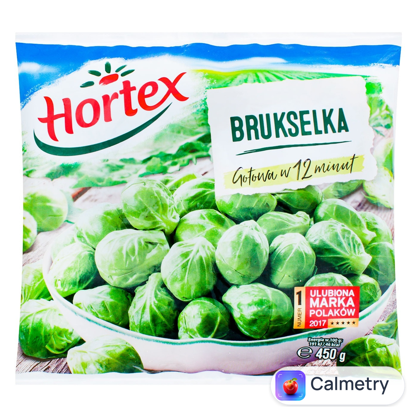 Капуста Hortex Брюссельська заморожена 450г