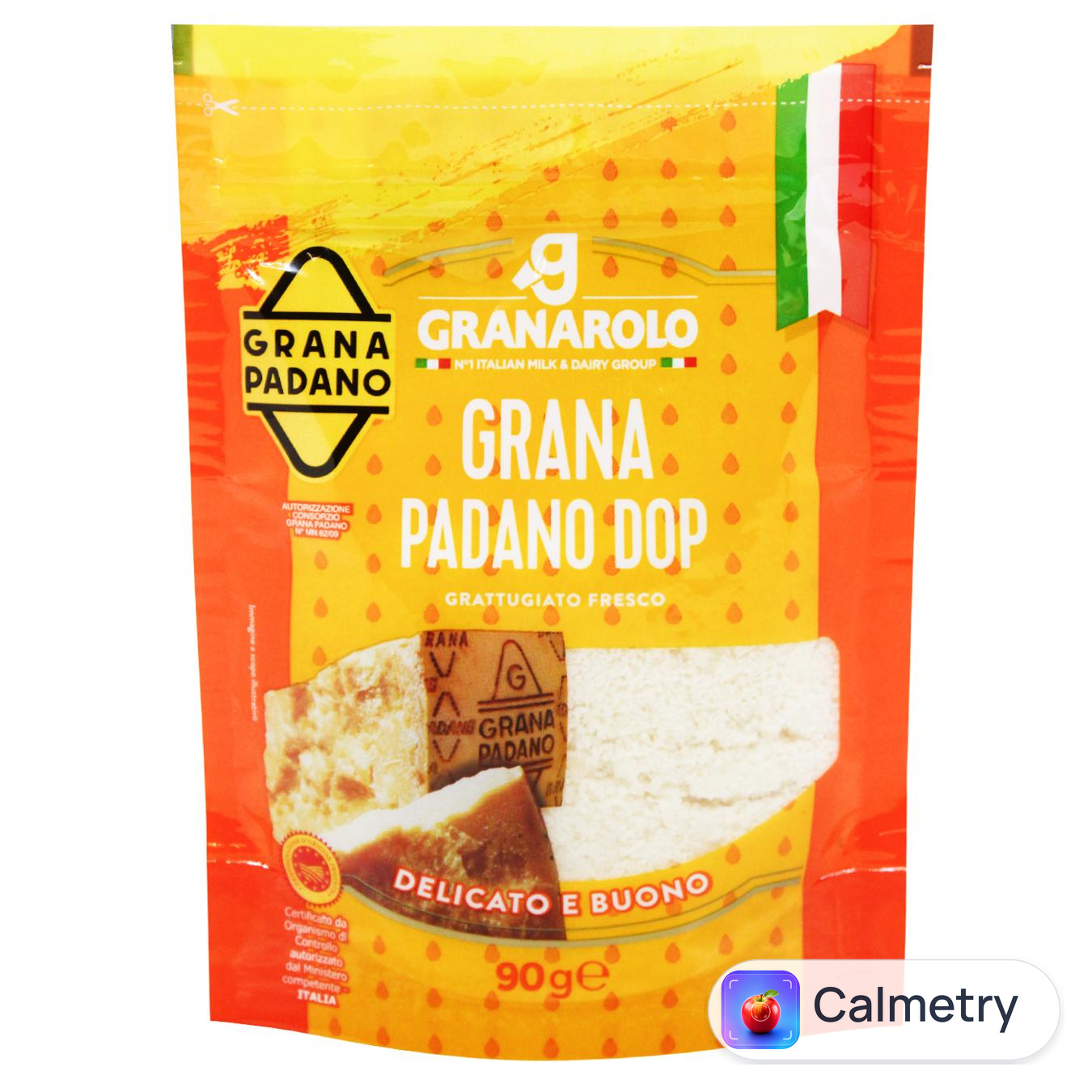 Сир Granarolo Parmigiano-Reggiano DOP тертий 40% 90г — фото продукту