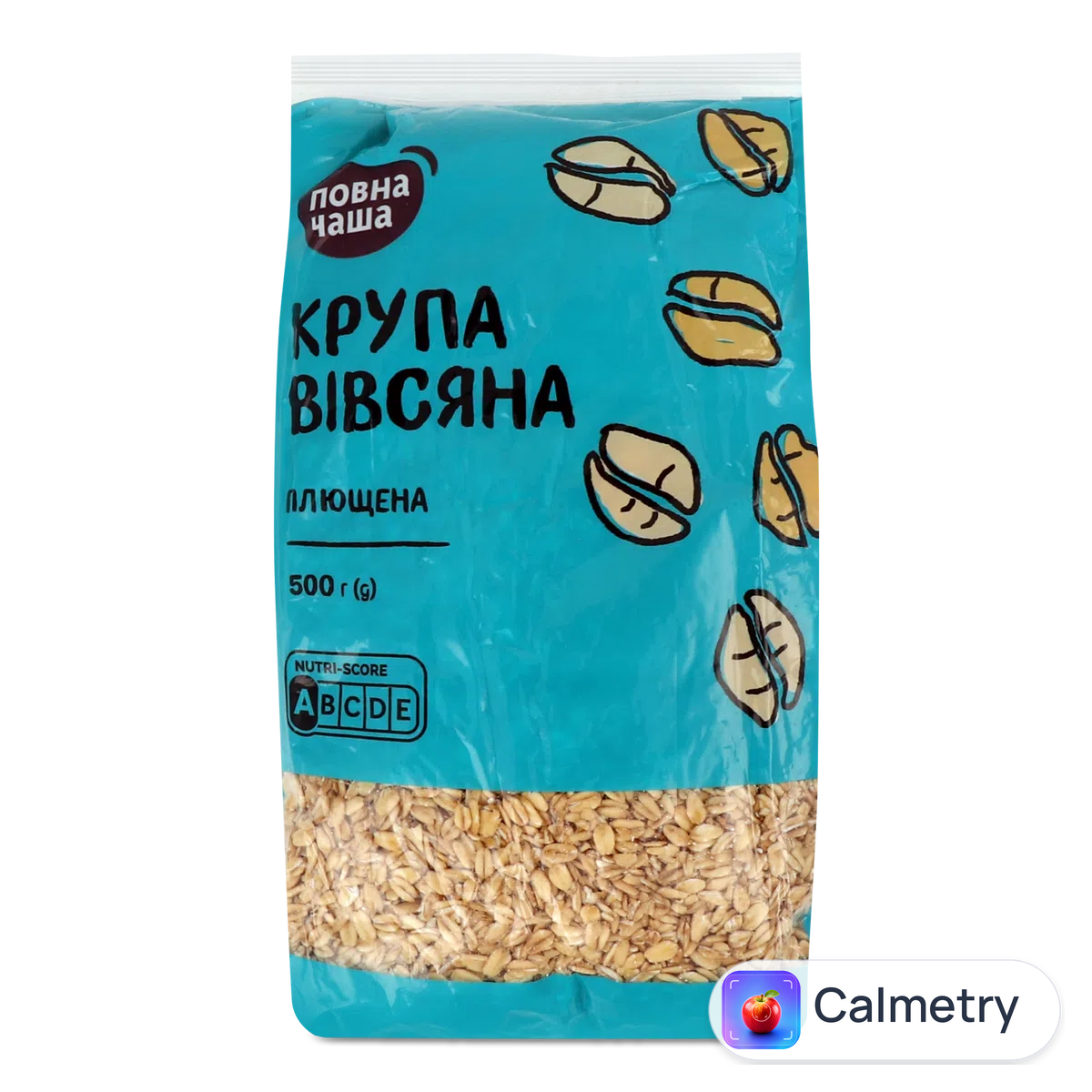 Крупа вівсяна «Повна Чаша»® плющена 500г