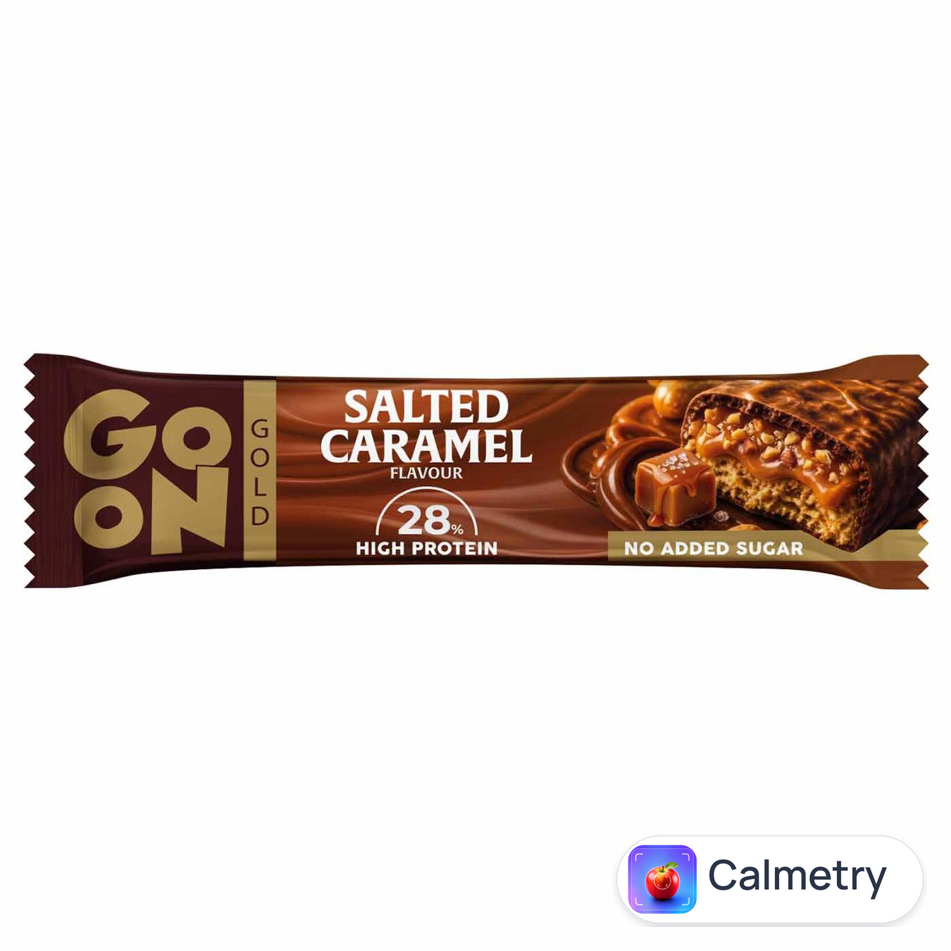 Батончик протеїновий Go On Nutrition зі смаком солоної карамелі 45г — фото продукту