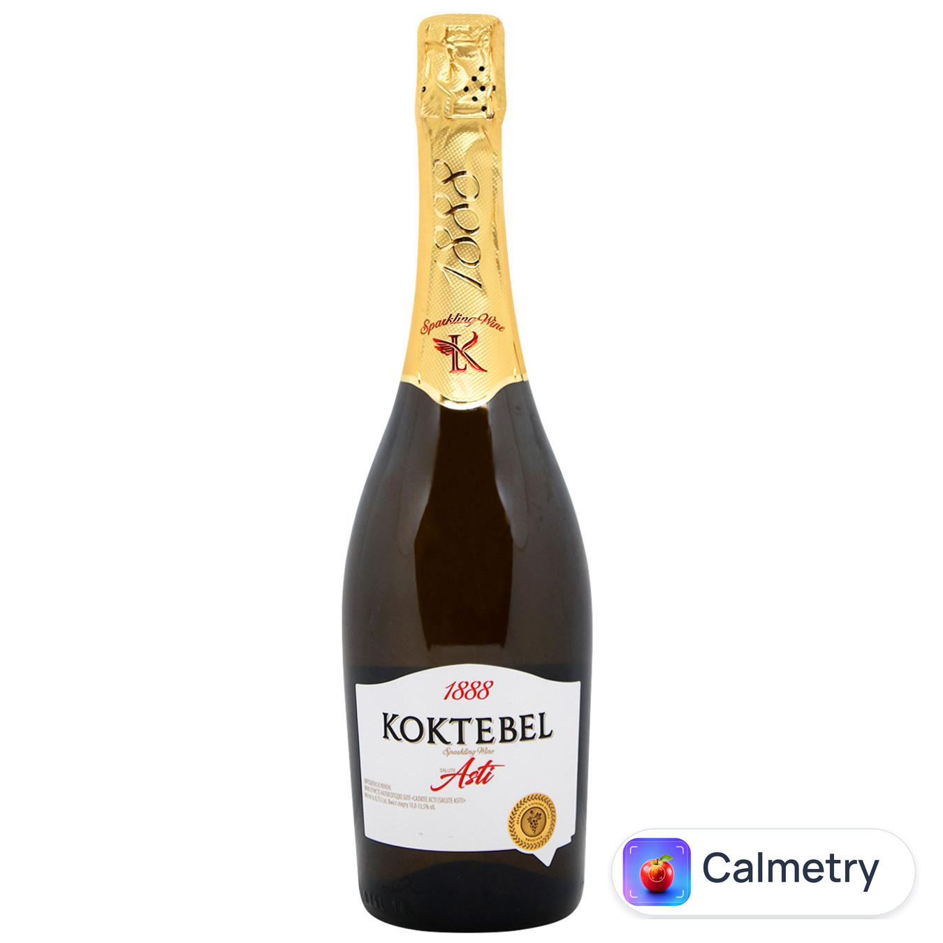 Вино ігристе Koktebel Asti напівсолодке біле 0,75л
