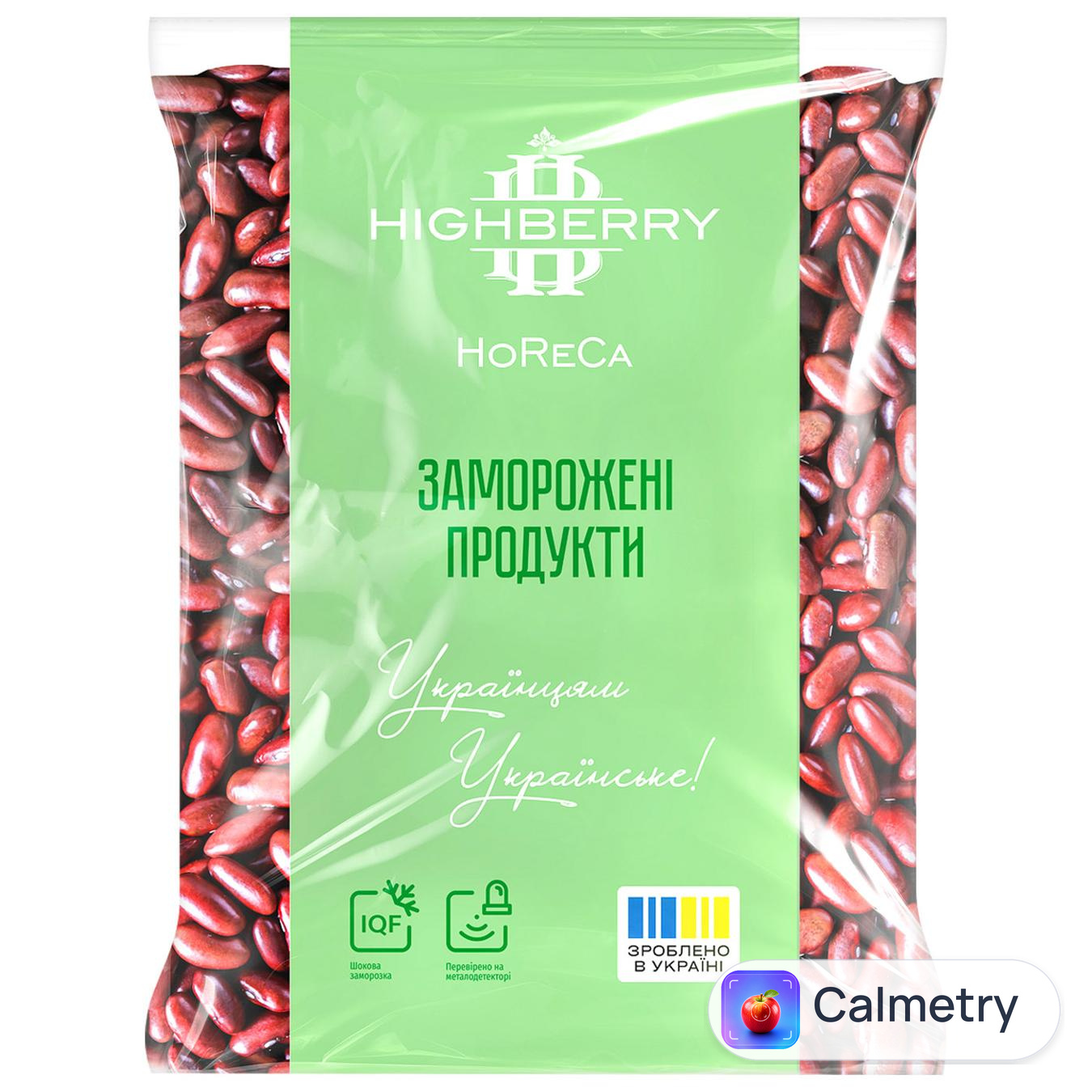 Квасоля Highberry боби червоні заморожені 2,5кг — фото продукту