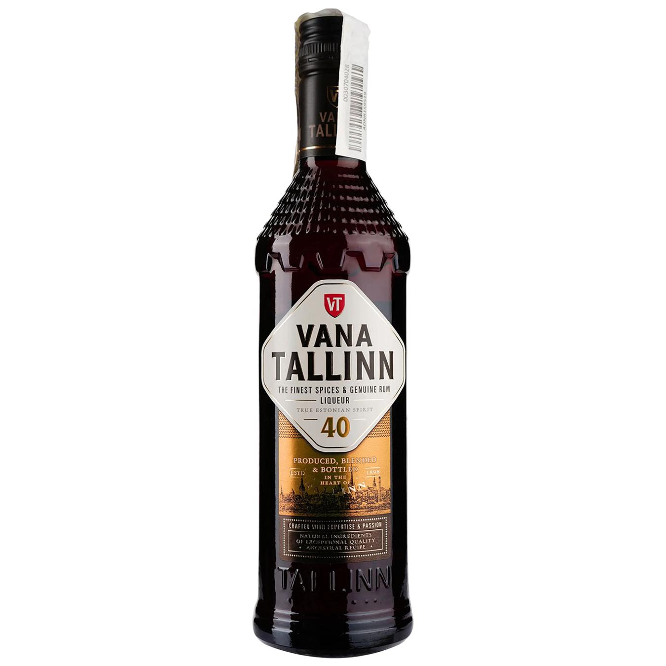 Лікер Vana Tallinn Original 40% 0,5л — фото продукту