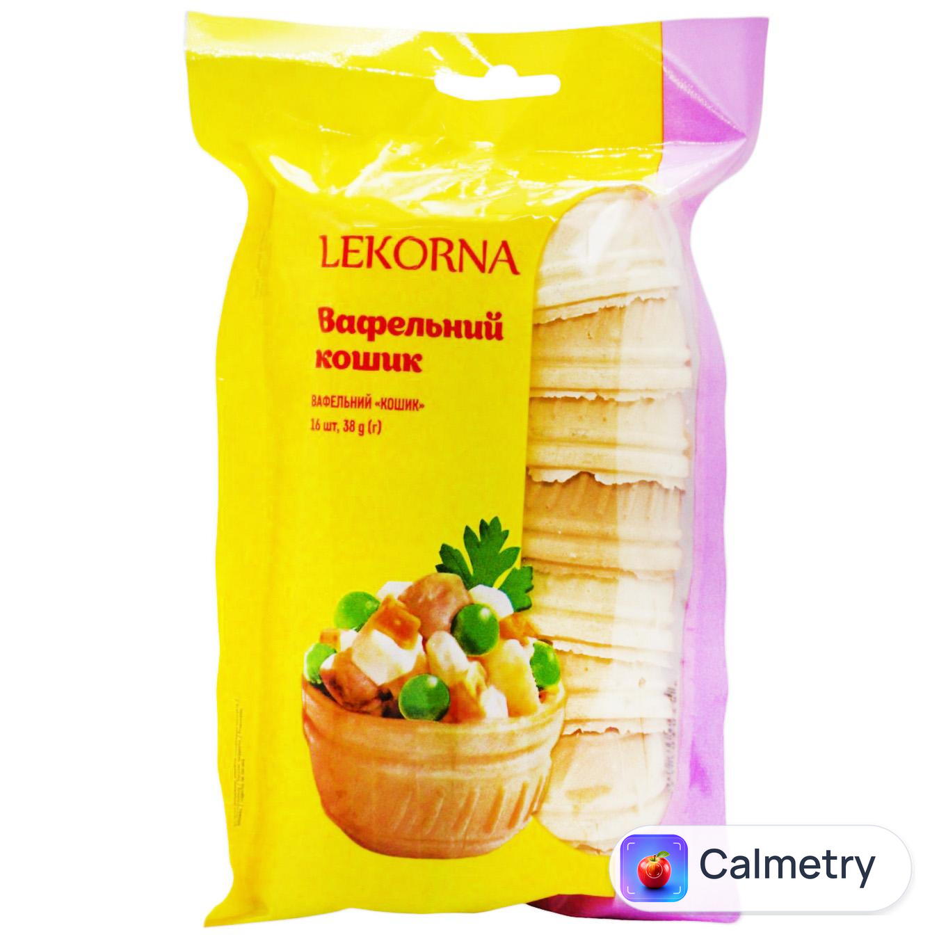 Вафельний кошик Lekorna 16шт 38г — фото продукту
