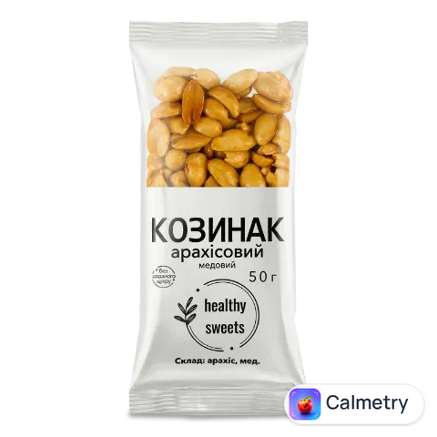 Козинак Healthy Sweets арахісовий медовий 50г