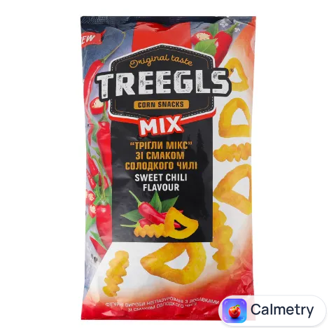 Снеки Treegls Mix кукурудзяні смак солодкий чилі