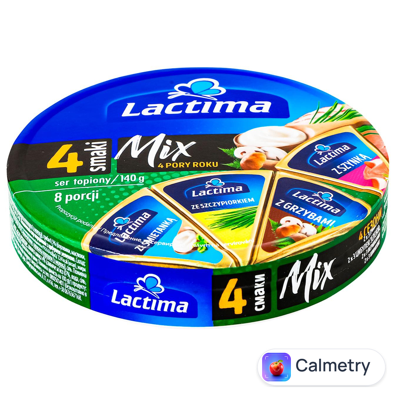 Сир плавлений Lactima 4 сезони 45% 140г