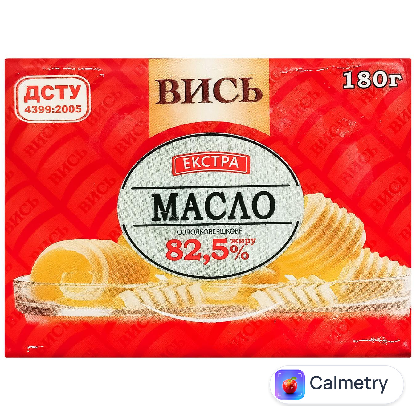 Масло Вись Екстра солодковершкове 82,5% 180г