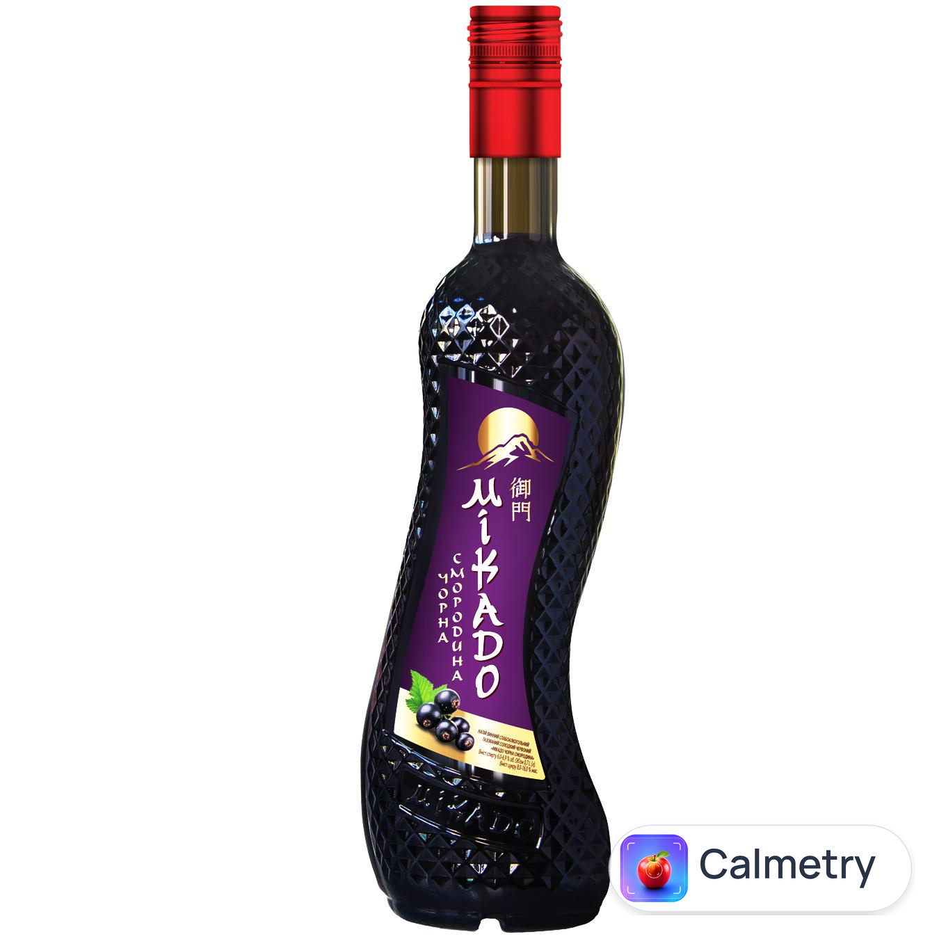 Напій винний Mikado Чорна смородина червоний солодкий 6-6,9% 0,7л