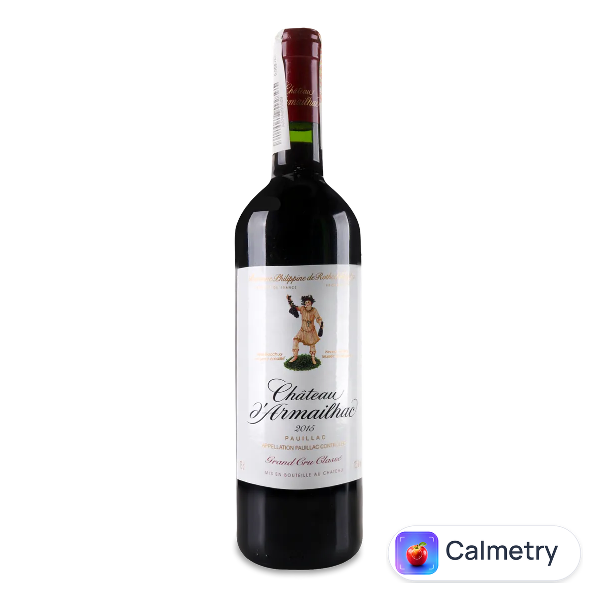 Вино Chateau d'Armailhac Pauillac 5-me Grand Cru Classe 2015 0,75л