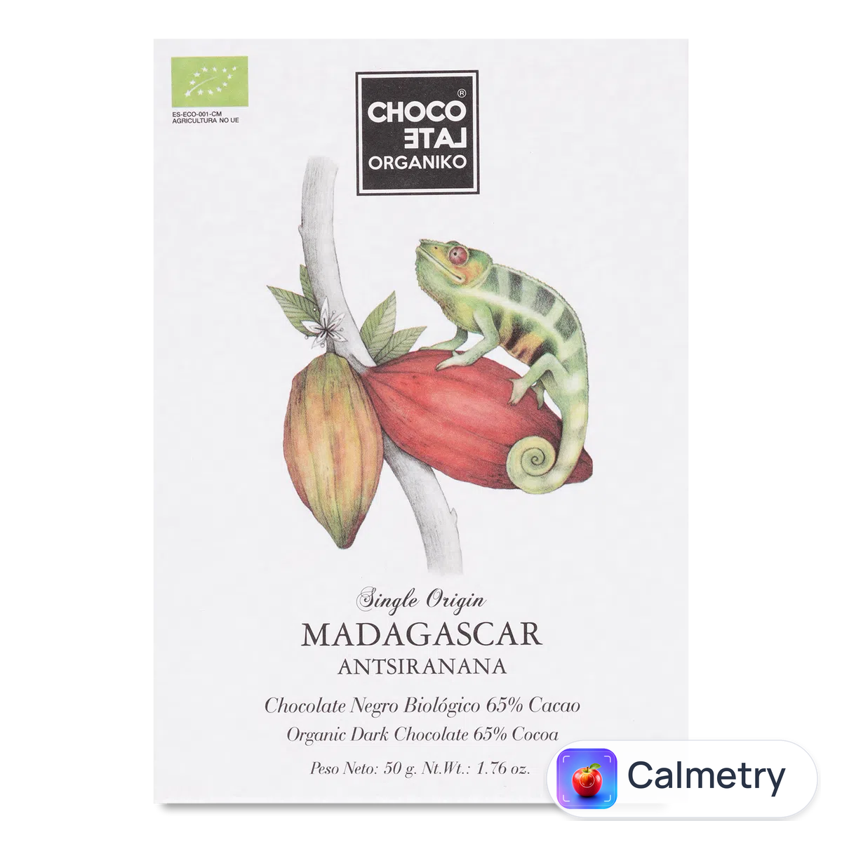 Шоколад чорний Chocolate Organiko Madagascar 65% 50г