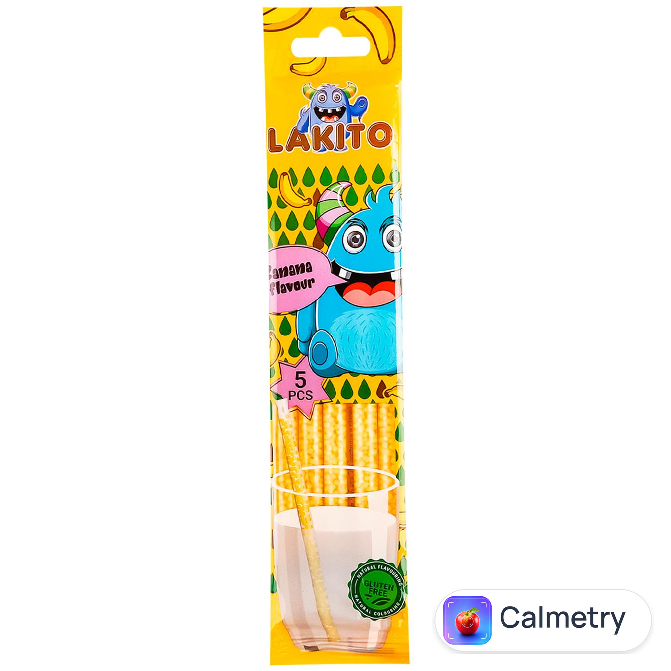 Соломинка для молока Lakito Банан 30г