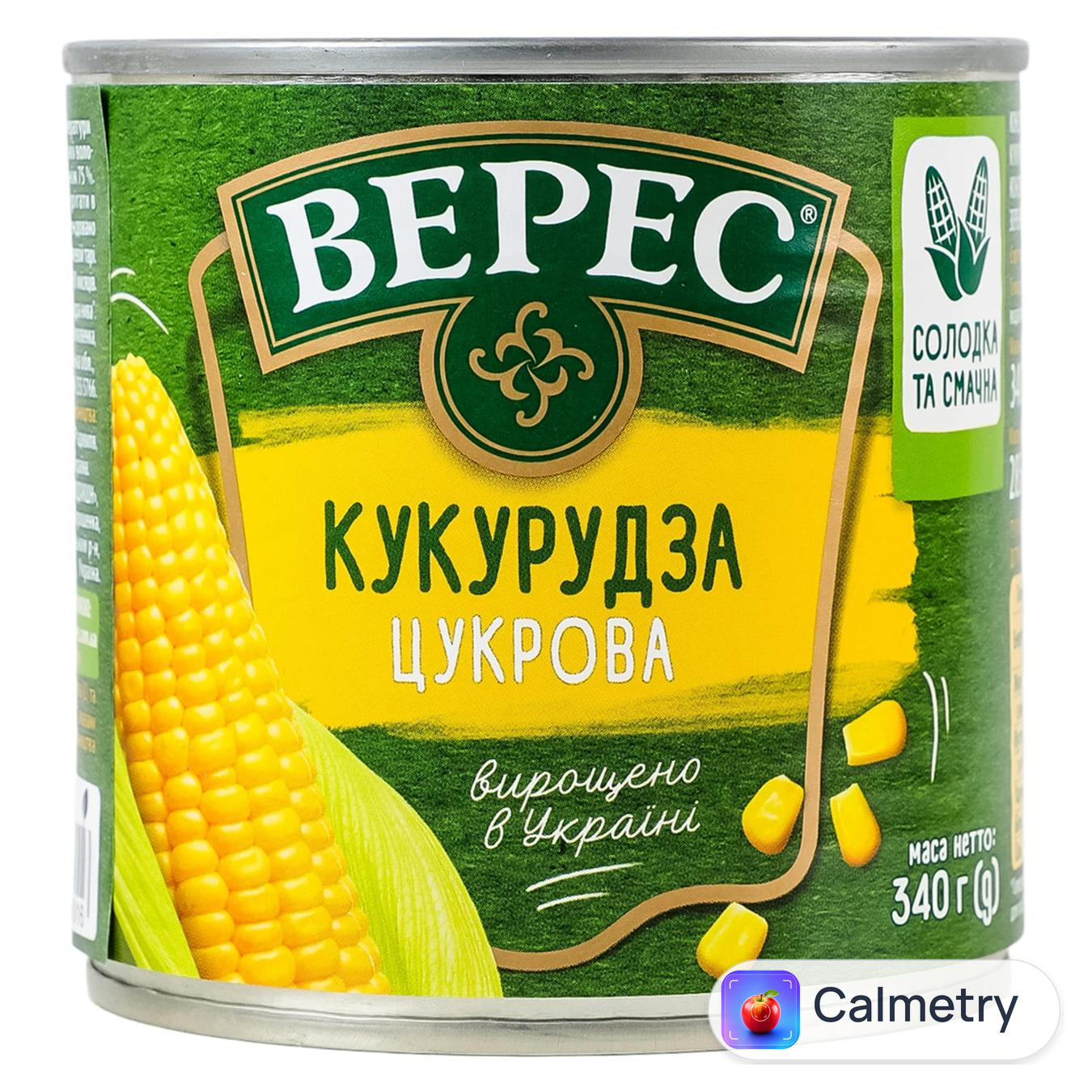 Кукурудза Верес цукрова 340г — фото продукту