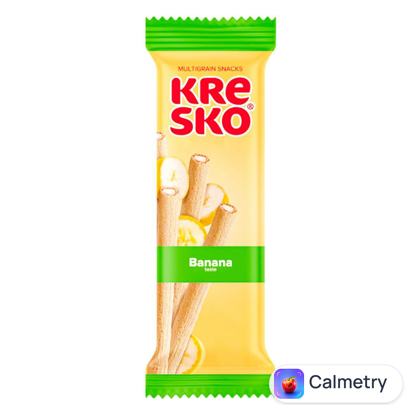 Хрусткі трубочки АВК Kresko зі смаком банану 40г — фото продукту
