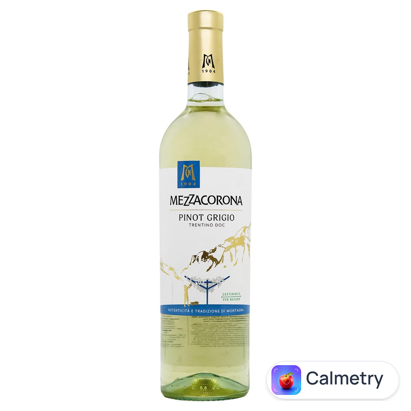 Вино Mezzacorona Pinot Grigio Trentino біле сухе 12,5% 0,75л