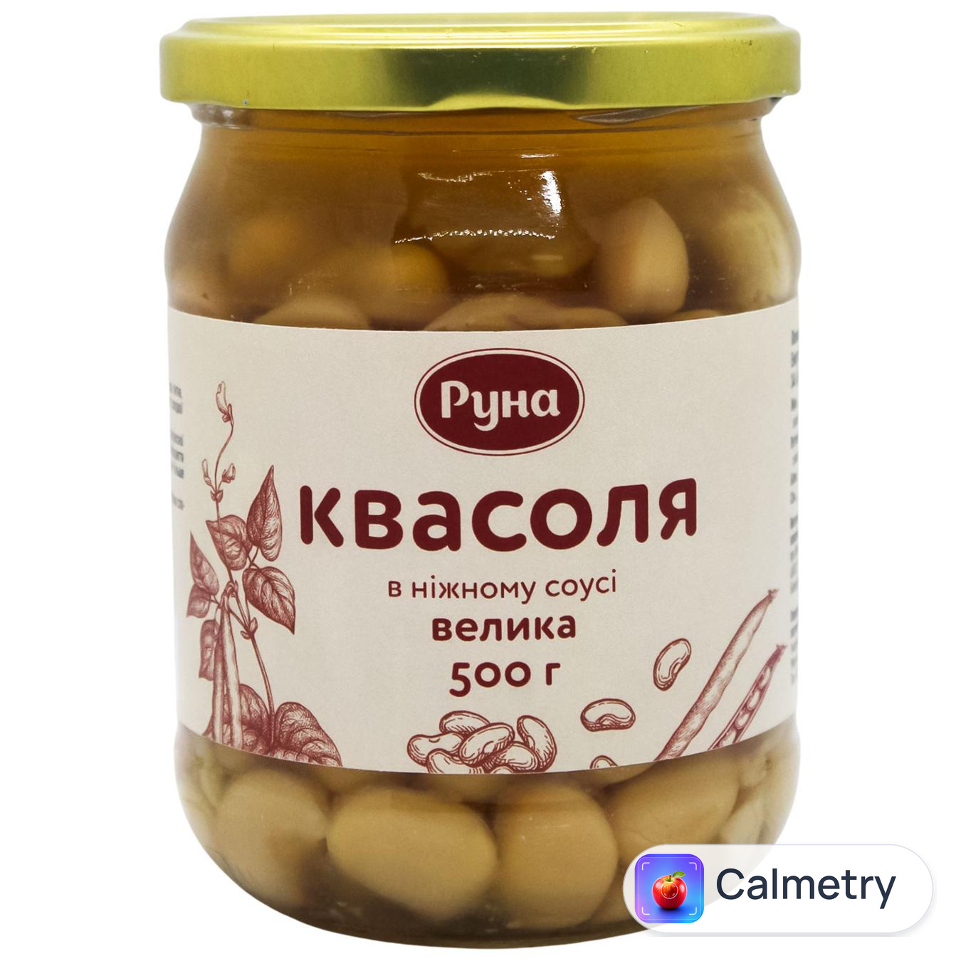 Квасоля Руна велика в ніжному соусі 500г
