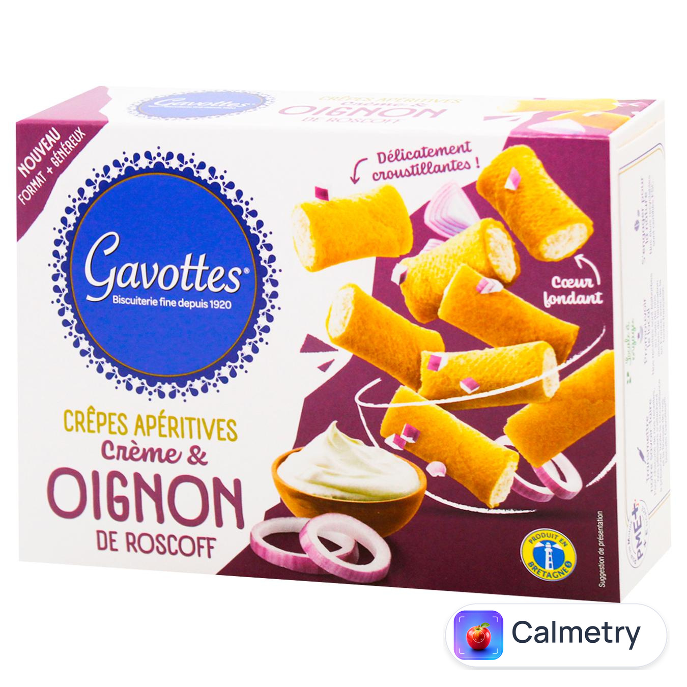 Печиво Gavottes з цибулею роскоф та вершками міні 80г