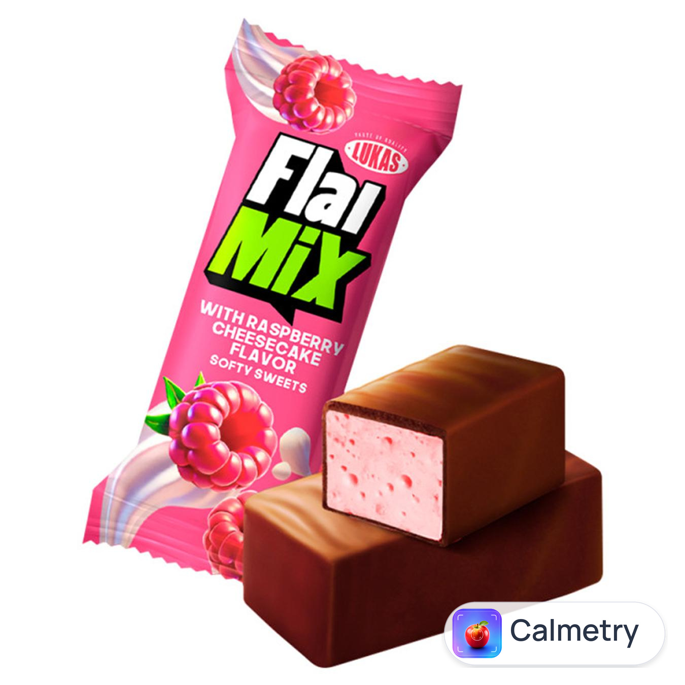 Цукерки Lukas Flai Mix зі смаком малинового чізкейку