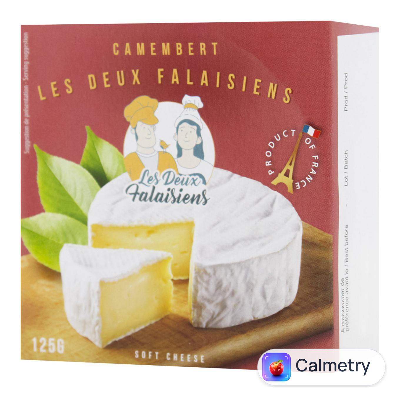 Сир Les Deux Falaisiens Камамбер 50% 125г