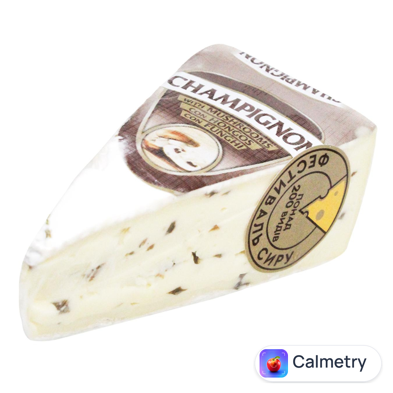 Сир Kaserei Champignon з грибами 70% — фото продукту