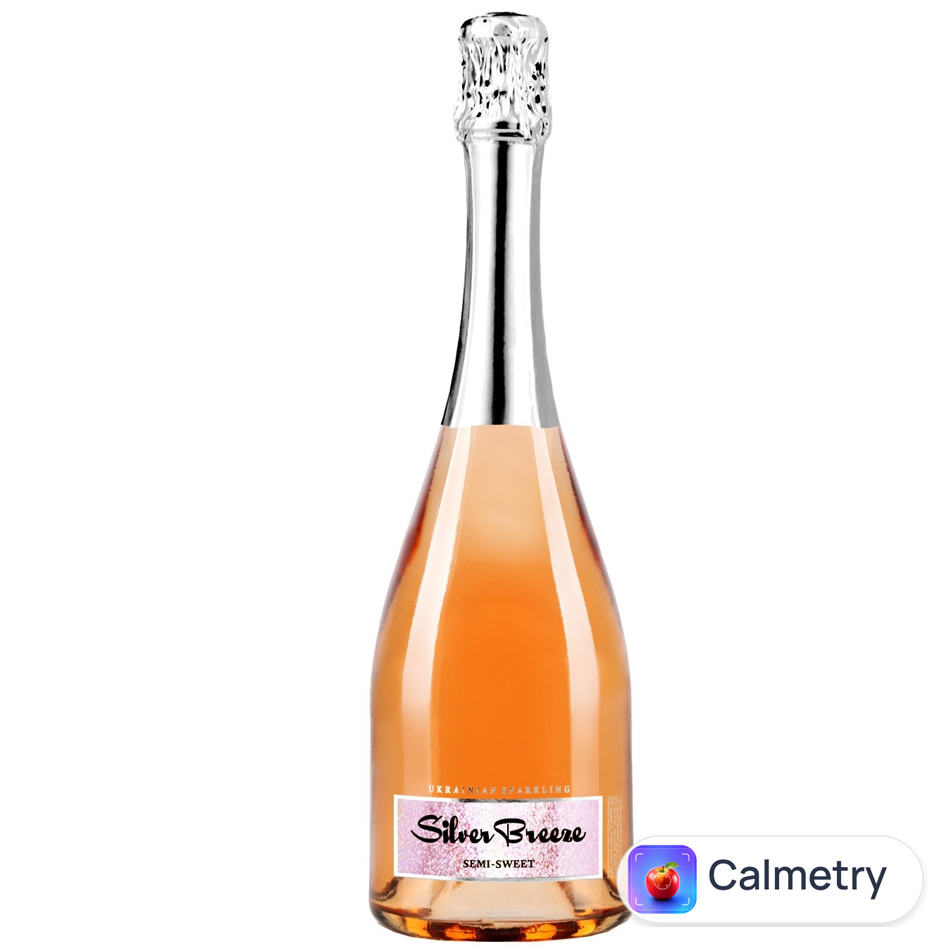 Вино ігристе Silver Breeze рожеве напівсолодке 10-13,5% 0,75л