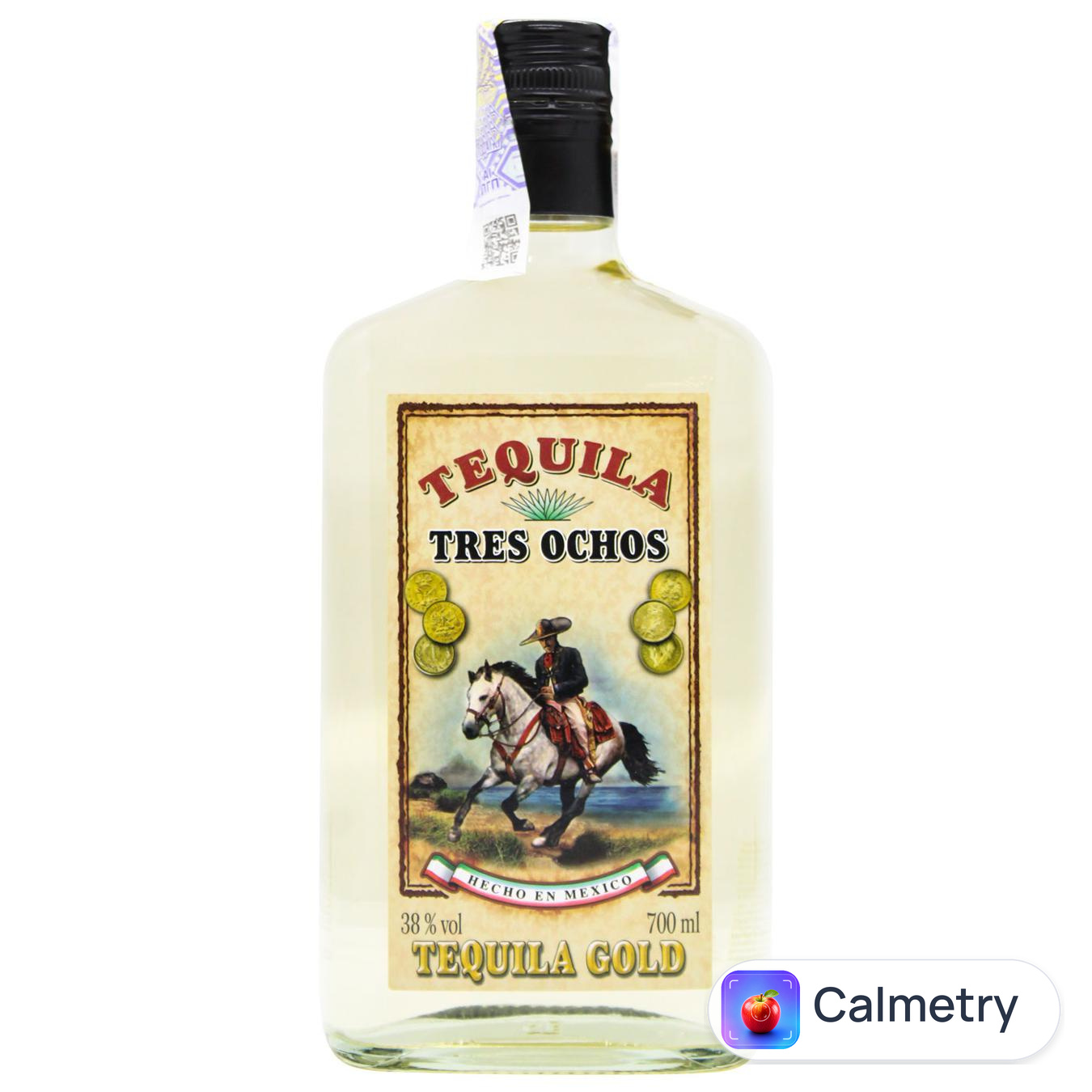 Текіла Tres Ochos Gold 38% 0,7л