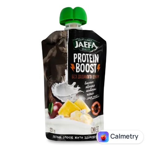 Смузі Jaffa Protein Boost банан-яблуко-ананас-кокос-сир