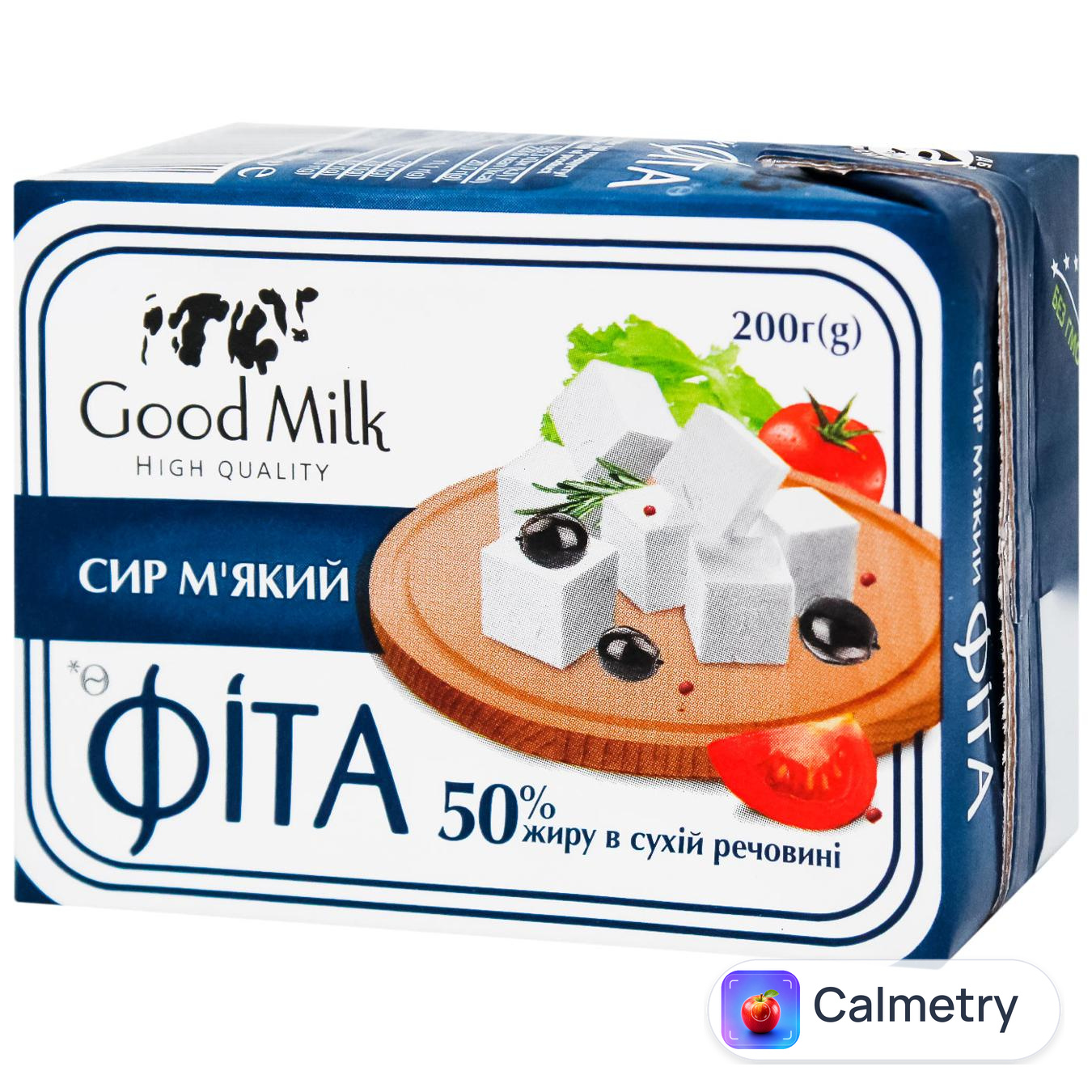 Сир Good Milk Фіта 50% 200г — фото продукту
