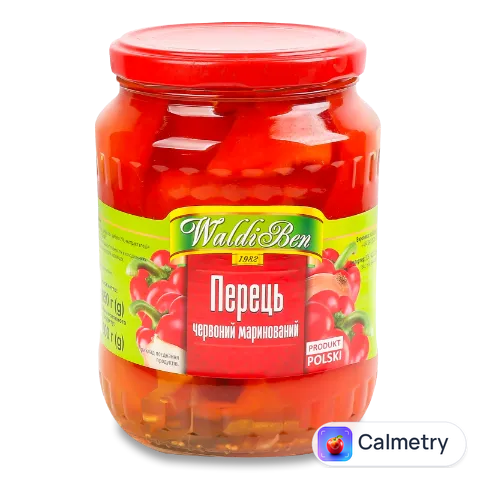 Перець WaldiBen червоний маринований