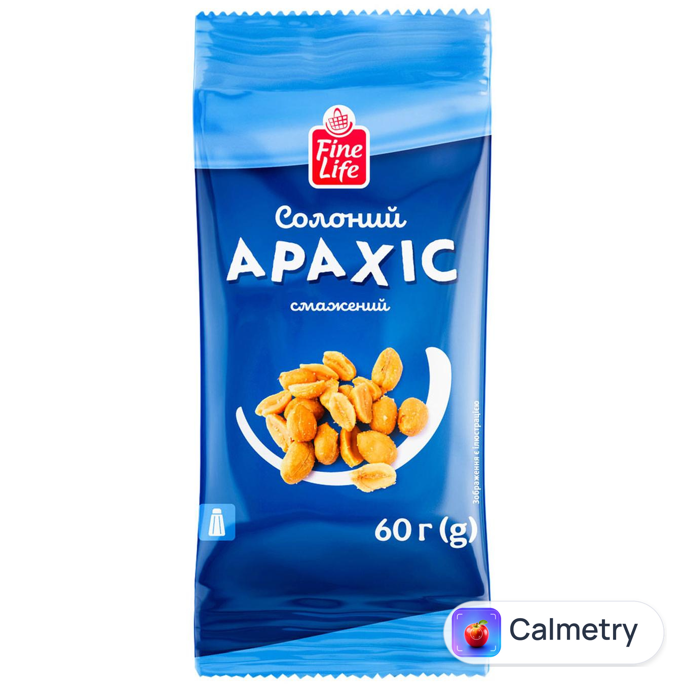 Арахіс Fine Life смажений солоний 60г