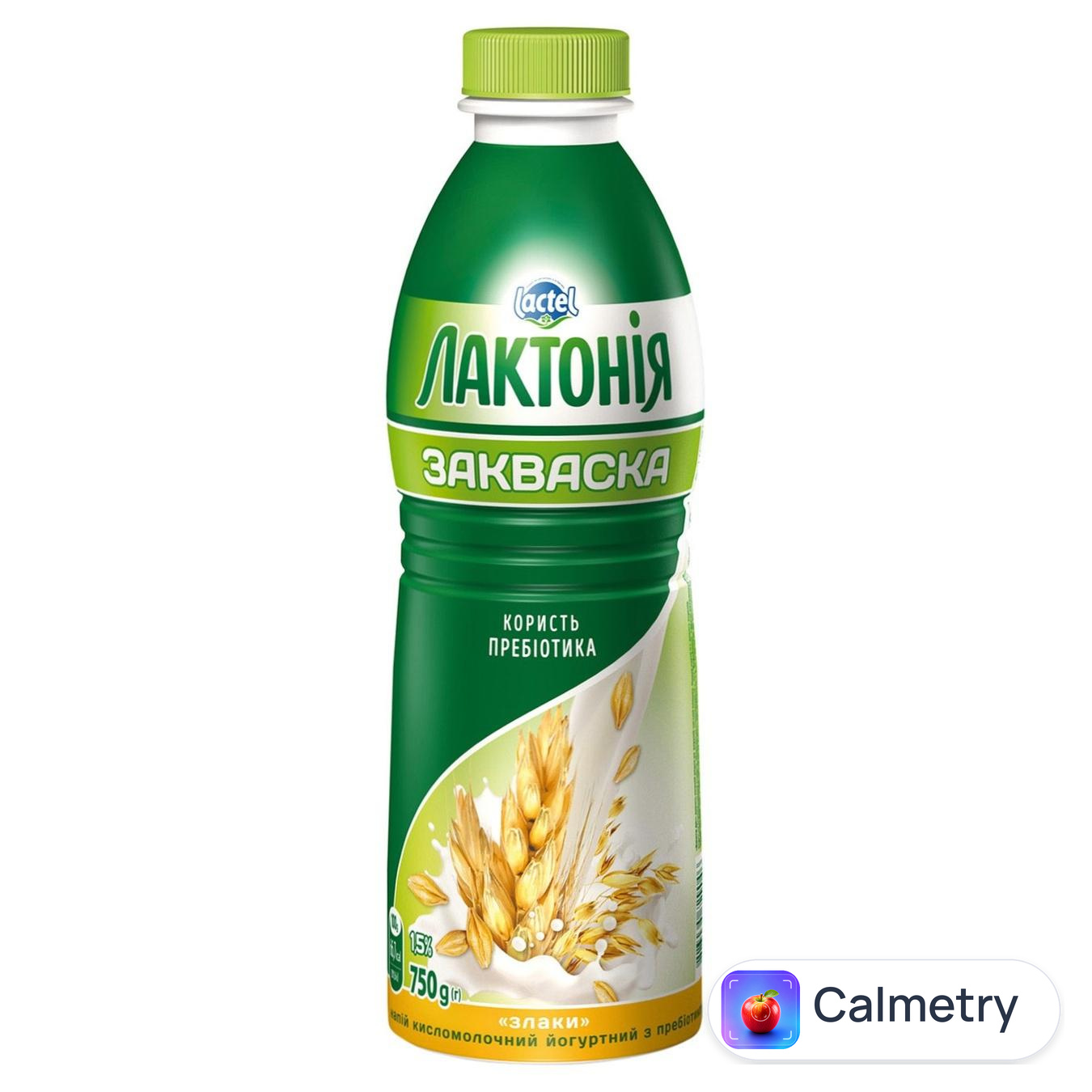 Напій кисломолочний Лактонія йогуртний закваска з лактулозою злаки 1.5% 870г