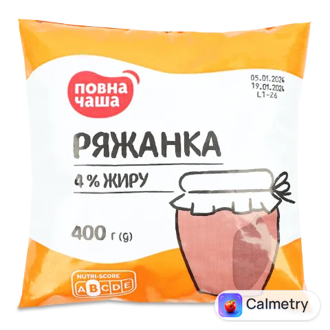 Ряжанка «Повна Чаша»® 4% п/е