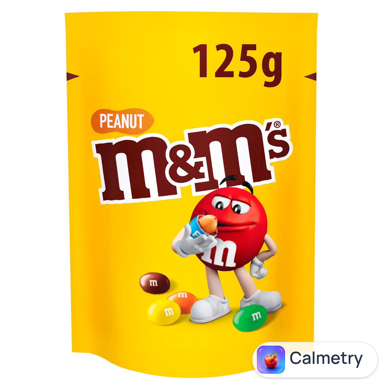 Драже M&M's з арахісом та молочним шоколадом 125г