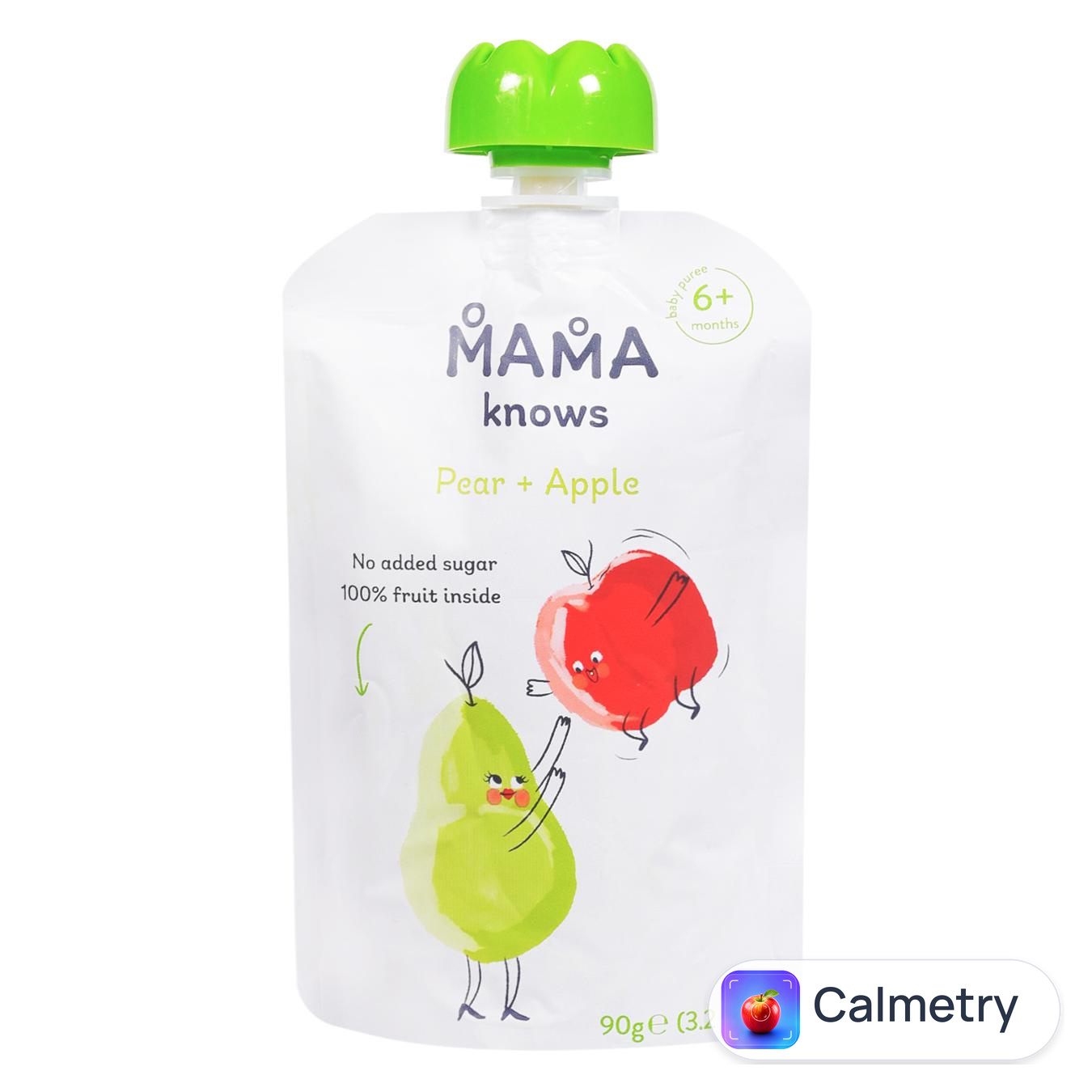 Пюре Mama knows груша-яблуко без цукру 90г