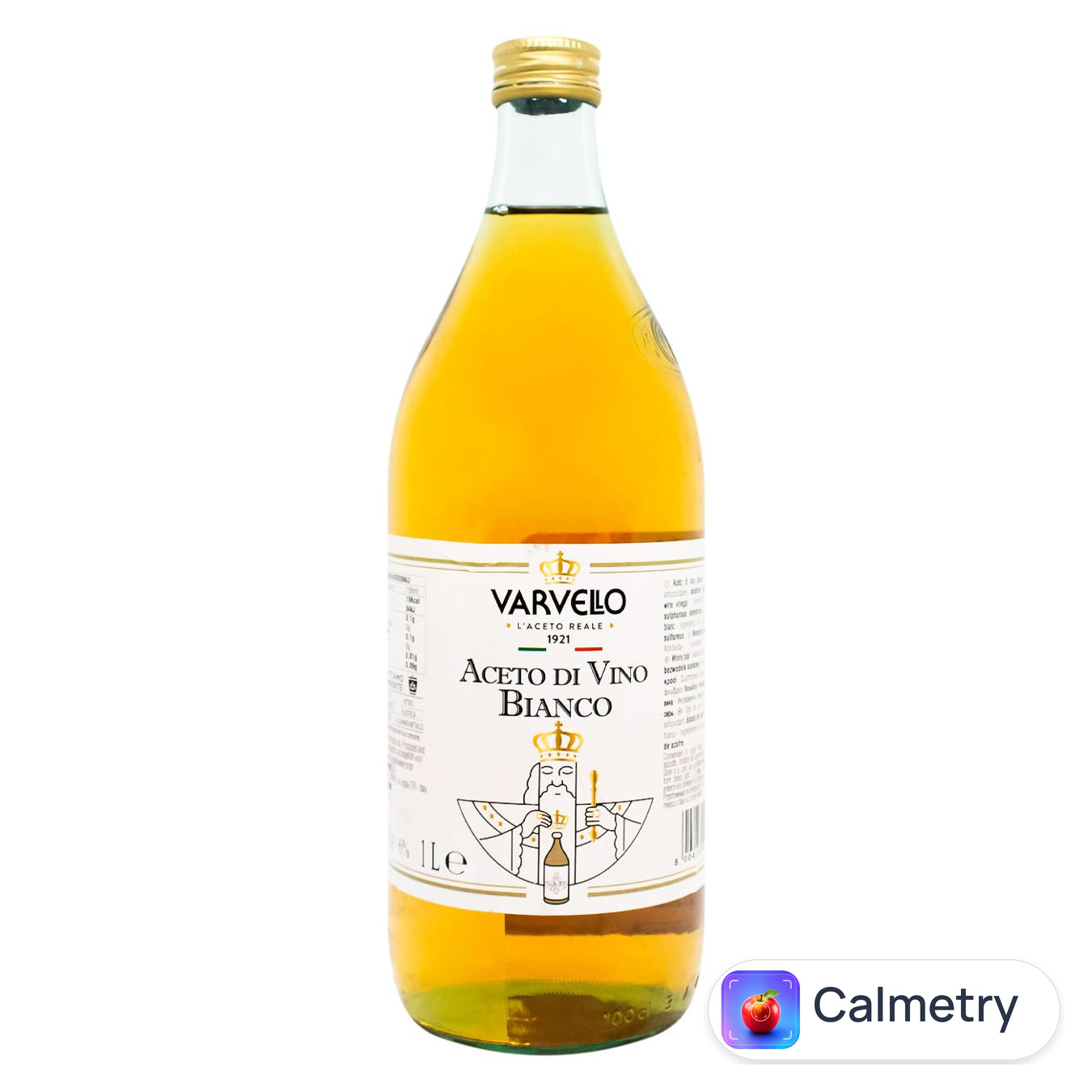 Оцет Varvello з білого вина 6% 1л