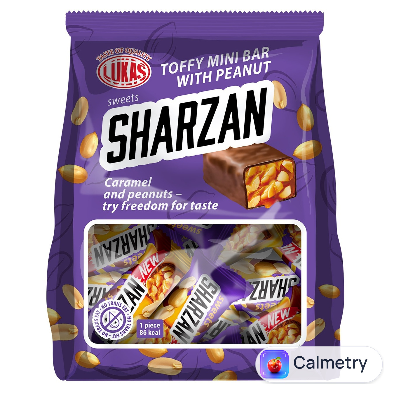 Цукерки Лукас Sharzan глазуровані 200г