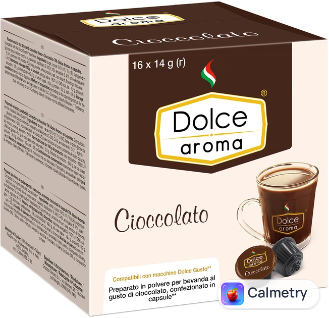 Капсула Dolce Aroma Cioccolato для системи Dolce Gusto 14 г х 16 шт.