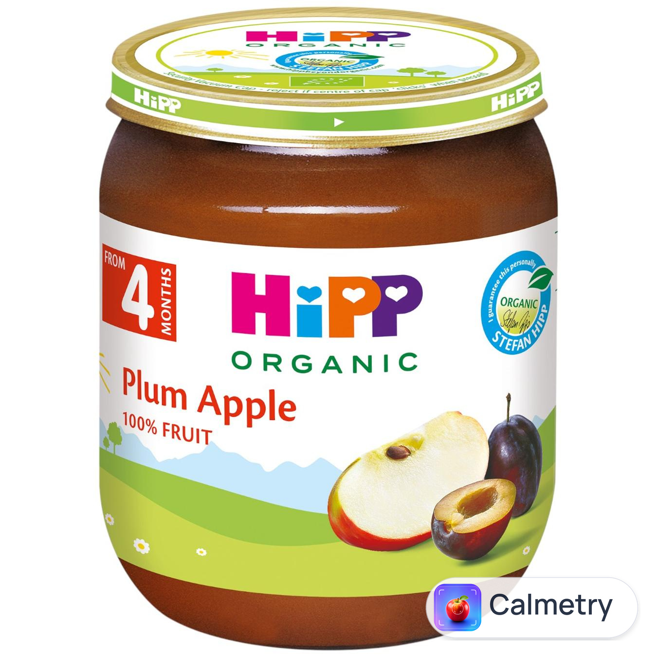 Пюре Hipp Слива-Яблуко 125г — фото продукту