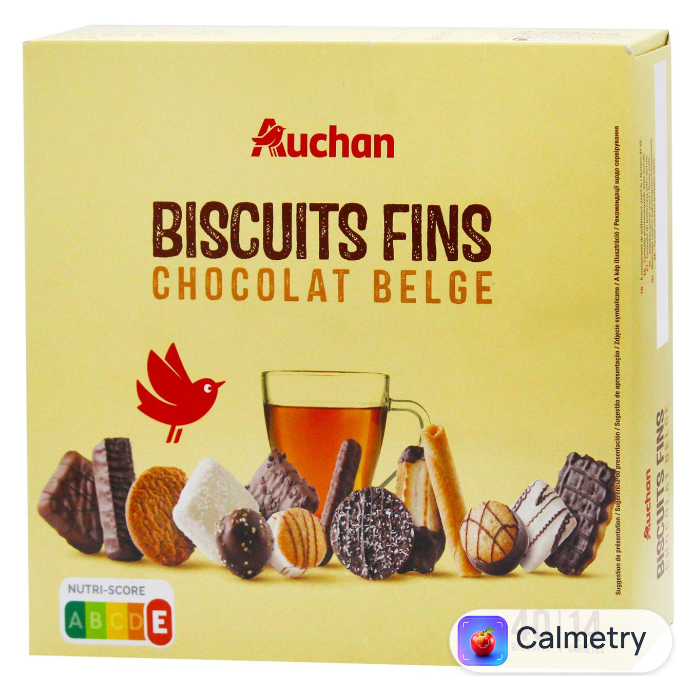 Тістечка Auchan 40 Тістечок Асорті 375г