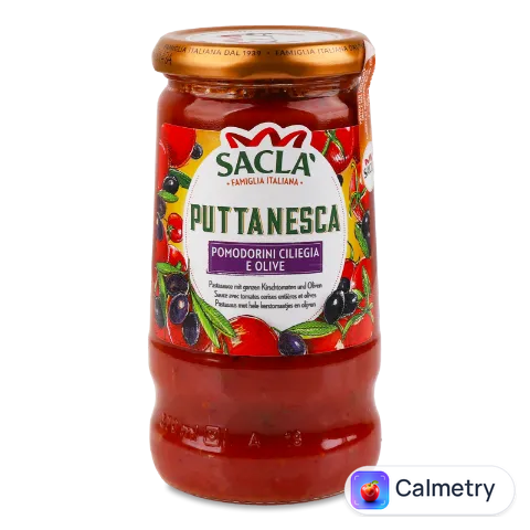 Соус Sacla' Путтанеска томатний з оливками