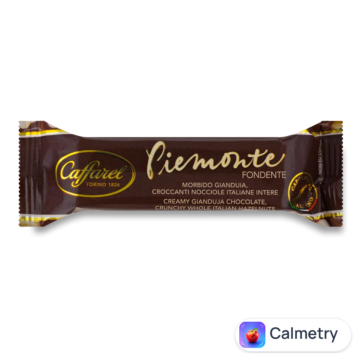 Батончик Caffarel Piemonte з цілим фундуком чорний шоколад 33г