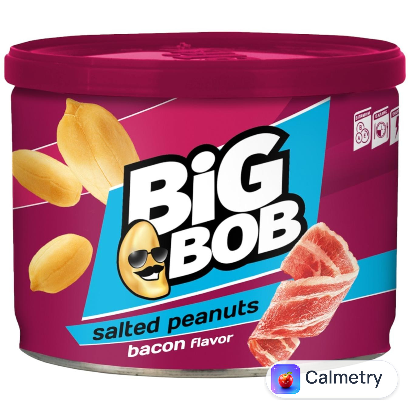 Арахіс Big Bob Бекон смажений солоний 120г