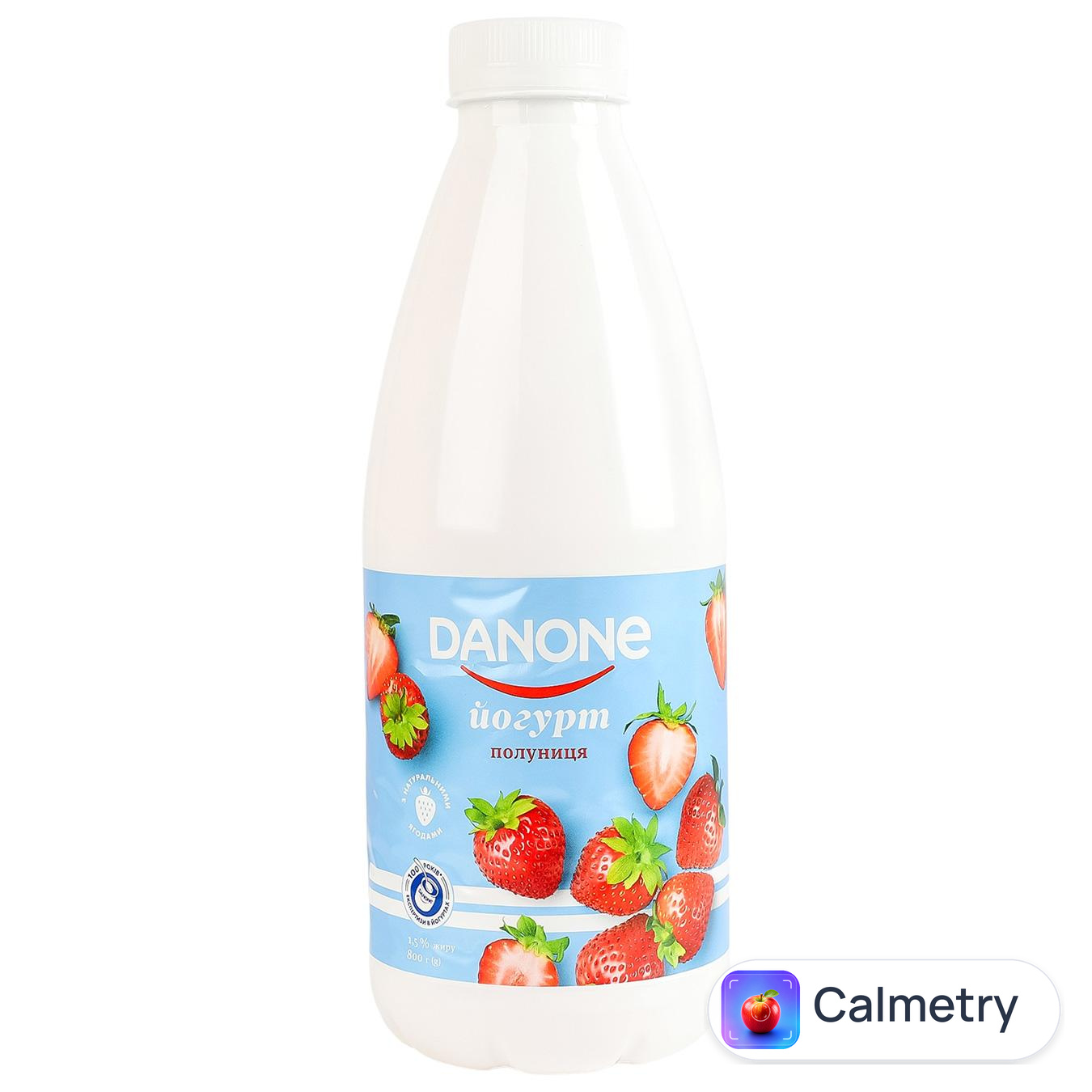 Йогурт Danone полуниця 1,5% 800г