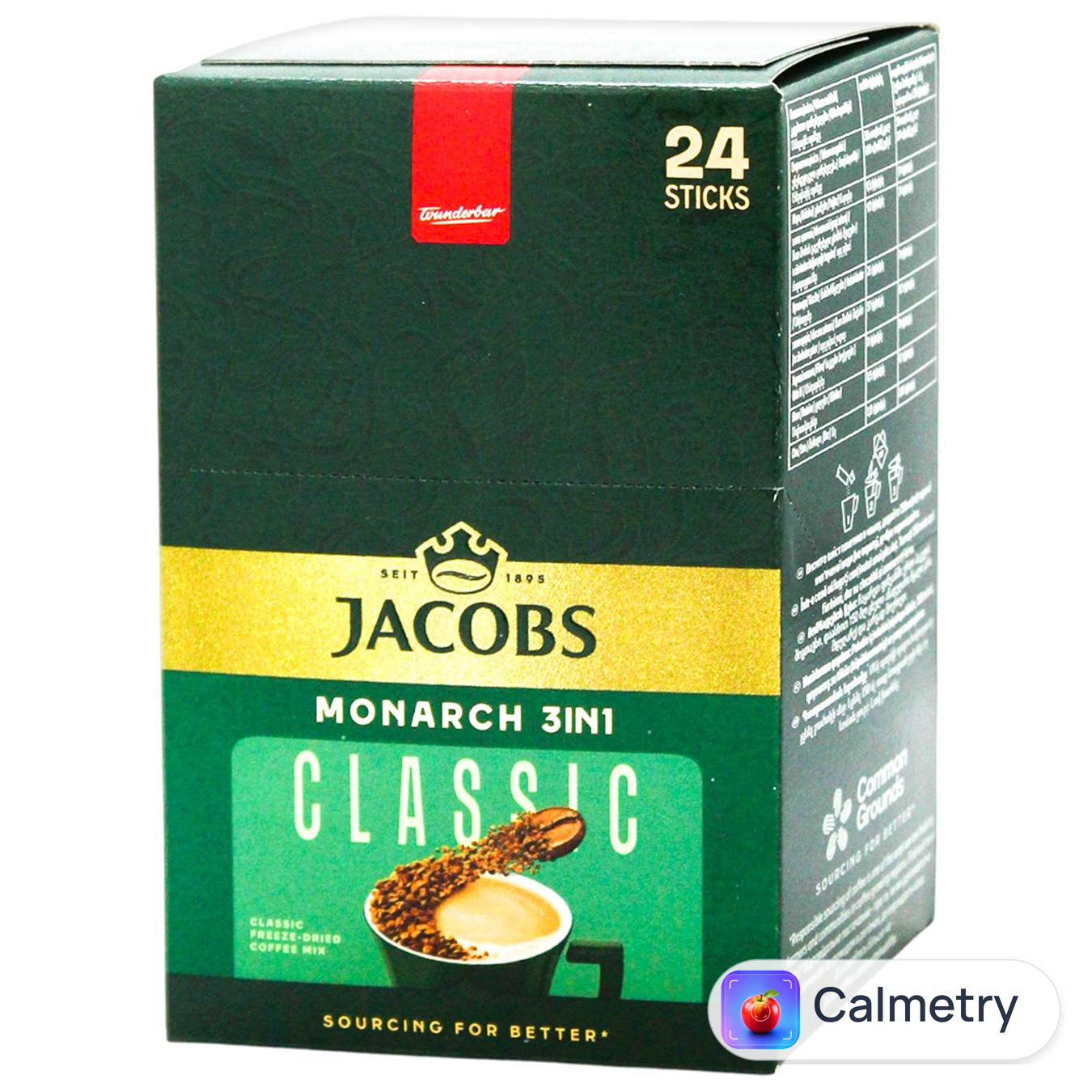 Напій кавовий Jacobs Monarch 3в1 розчинний 15г х 24шт